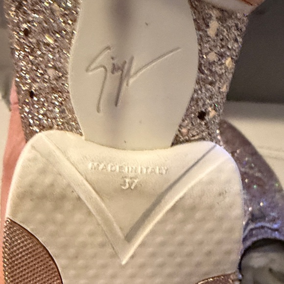 Giuseppe Zanotti Sparkling Gold Sneakers